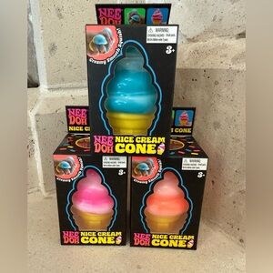 *NEW* NeeDoh Nice Cream Cone -3count